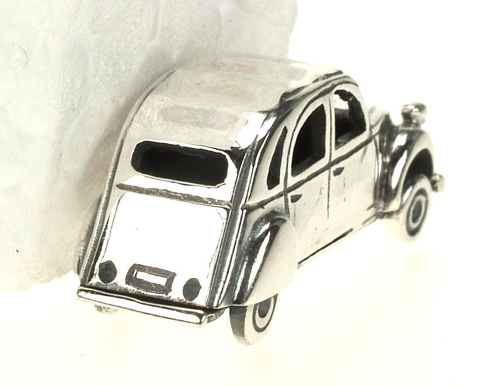 Pin Citroen 2CV Plata de 1ª Ley 