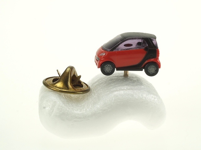 Pin Smart Fortwo Busch 1/160 Rojo 