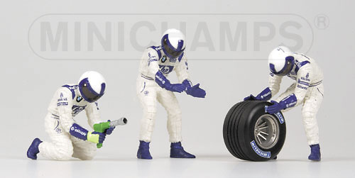 Pitstop Williams Neumático delantero Minichamps 1/18 