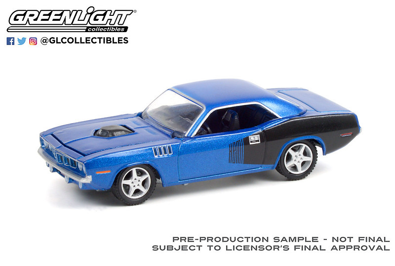 Plymouth Barracuda Custom Hardtop (Lote nº 720) (1970) Greenlight 37230C 1/64 