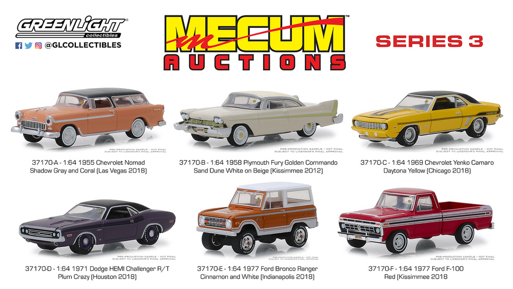 Plymouth Fury Golden Beige (Kissimmee) 1958 Greenlight 37170B 1/64 