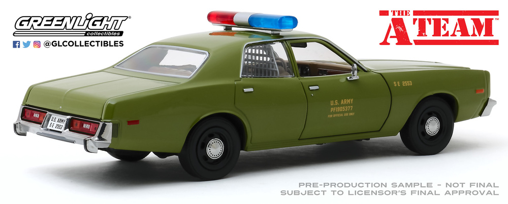 Plymouth Fury Policia Militar USA 
