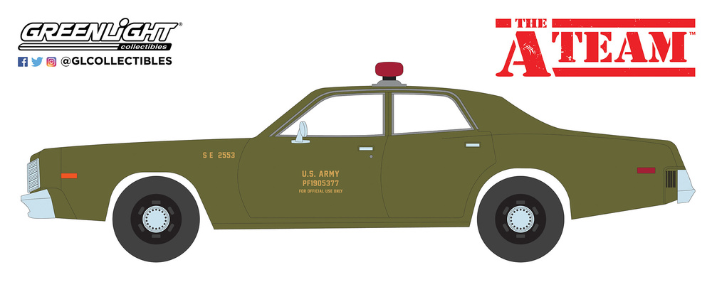 Plymouth Fury Policia Militar USA 