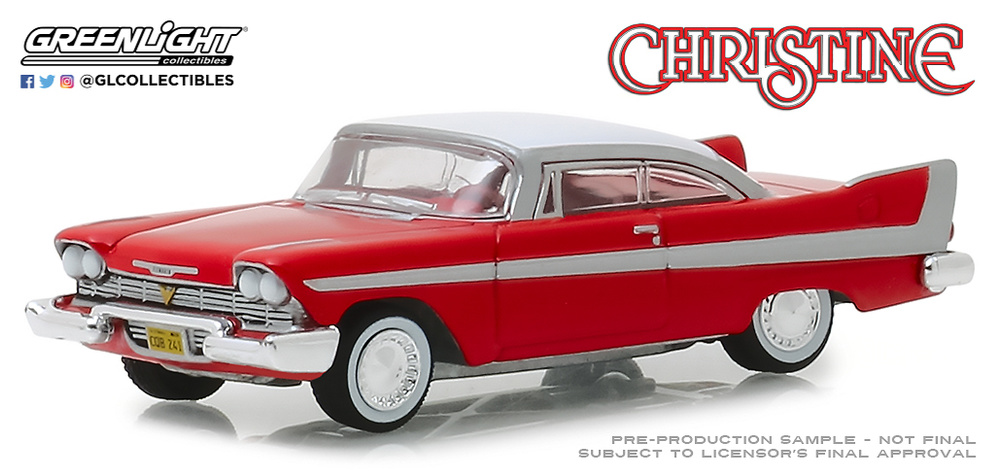 Plymouth Fury de la pelicula - Christine (1958) Greenlight escala 1/64 