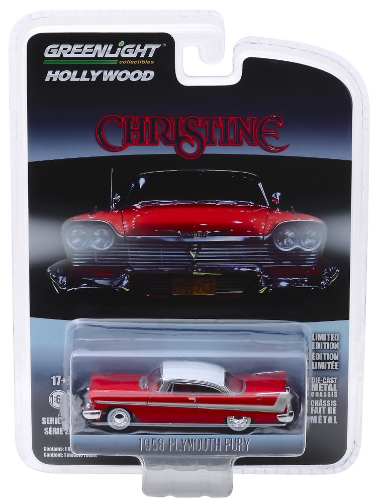 Plymouth Fury de la pelicula - Christine (1958) Greenlight escala 1/64 