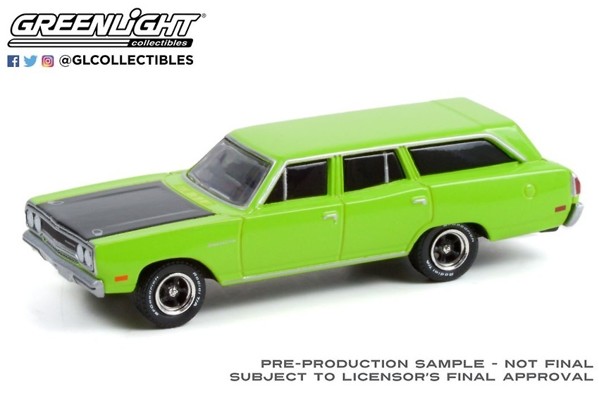 Plymouth Satellite Lima (1968) Greenlight 36040C 1/64 
