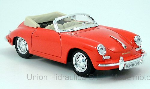 Porsche 356B (1959) Welly 1:24 Rojo 