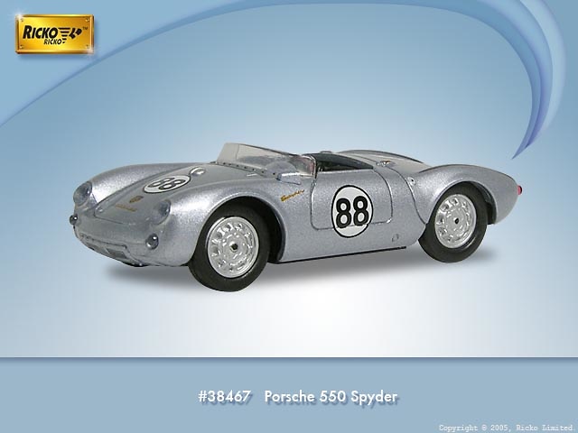 Porsche 550 Spyder nº 88 (1953) Ricko 9838467 1/87 