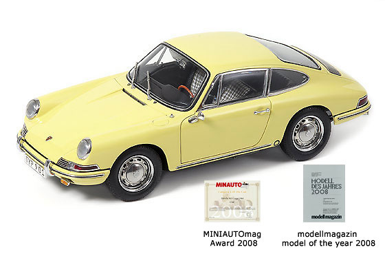 Porsche 901 Coupé (1964) CMC 1/18 Amarillo Champagne 