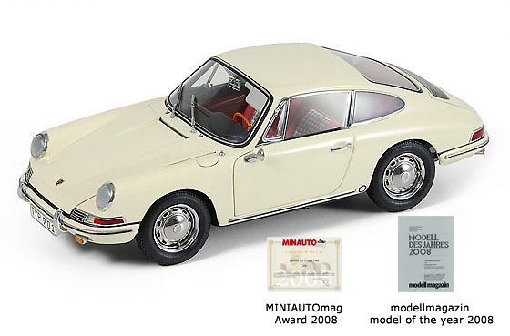 Porsche 901 Coupé (1964) CMC 1/18 Blanco Ivory 