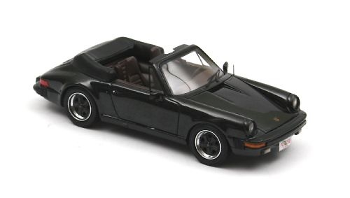 Porsche 911 Cabrio USA (1985) Neo escala 1/43 Negro 