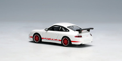 Porsche 911 GT3 RS llantas rojas (2004) Autoart 28031 1/64 