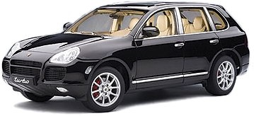 Porsche Cayenne Turbo (2003) Autoart 78061 1/18 Negro 