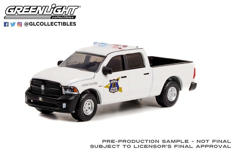 Ram 1500 - Policia Estatal de Indiana (2018) Greenlight 42990C 1/64 