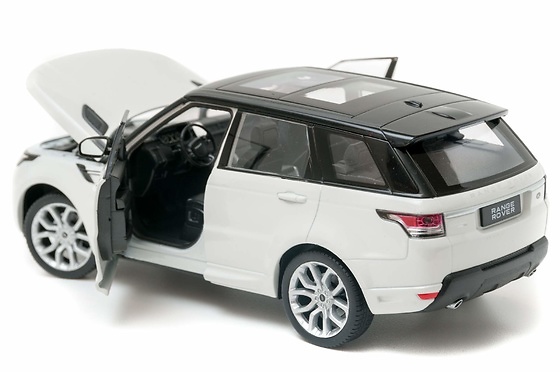 Range Rover Sport (2005) Welly 1:24 Blanco T. Negro 