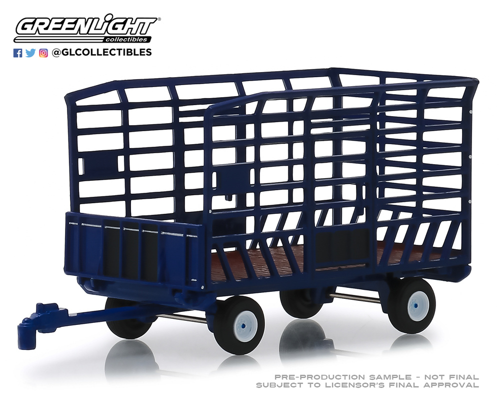 Bale remolque para tractor Greenlight 48020F 1/64 