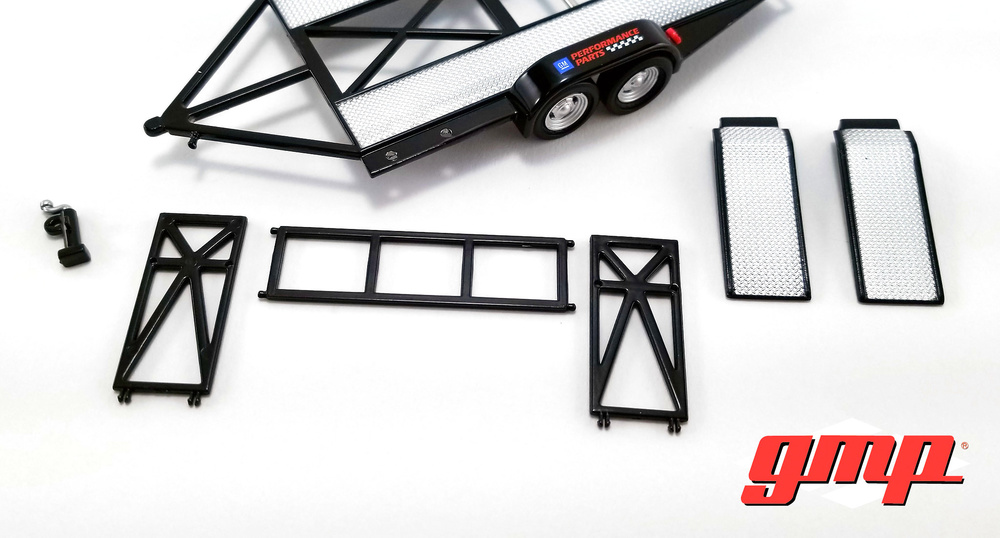 Remolque porta-coches con rampas Chevrolet GMP 14311 1/43 
