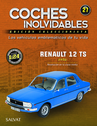 Renault 12 TS (1976) Salvat 1/24 
