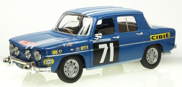 Renault 8 Gordini Racing (1968) Solido 9014 1/18 