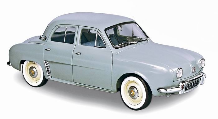 Renault Dauphine (1958) Norev 185163 1/18 Azul CLaro Modelo Descatalogado 
