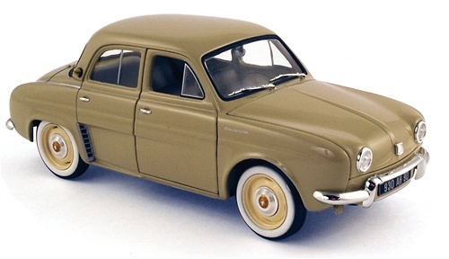 Renault Dauphine (1958) Norev 185163 1/18 Ocre Modelo Descatalogado 