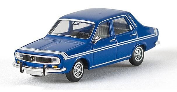 Renault R12 TS/TL Brekina 1/87 Azul Banda Blanca Gordini 