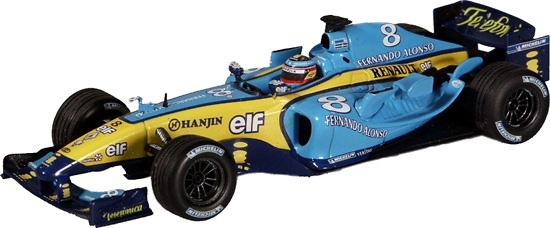 Renault R24 nº 8 Fernando Alonso (2004) Minichamps 1/43 