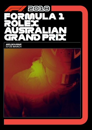 Poster del GP. de Australia de 2018 