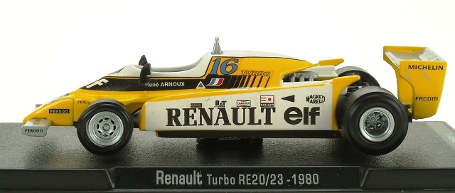 Renault Turbo RE20/23 #16 R. Arnoux (1980) F1 Collection 1/43 