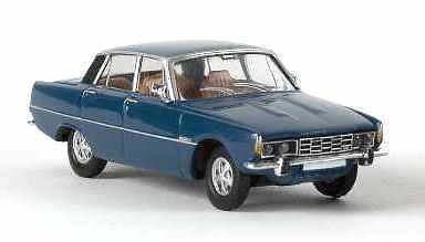 Rover P6 V8 3500 S (1968) Brekina 1/87 Azul Oscuro Volante a la izquierda 