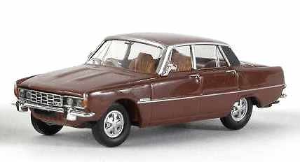 Rover P6 V8 3500 S (1968) Brekina 1/87 Marrón Volante a la derecha 