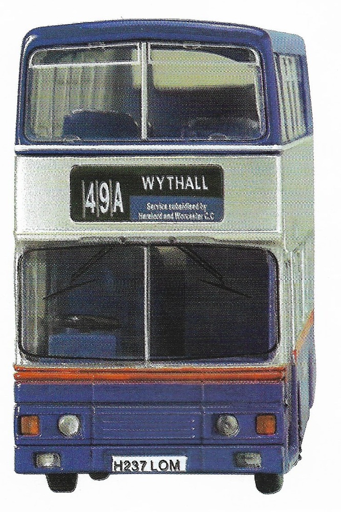 Scania Metropolitan West Midland Travel (1983) PC entrega 22 1/76 