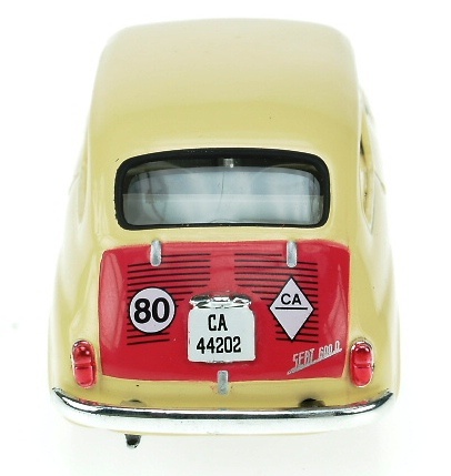 Seat 600 Comercial Frigo (1965) Salvat Solido 1/43 