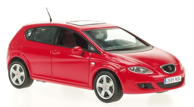 Ixo Seat Leon Seat Leon (2005) Ixo 1:43 color rojo