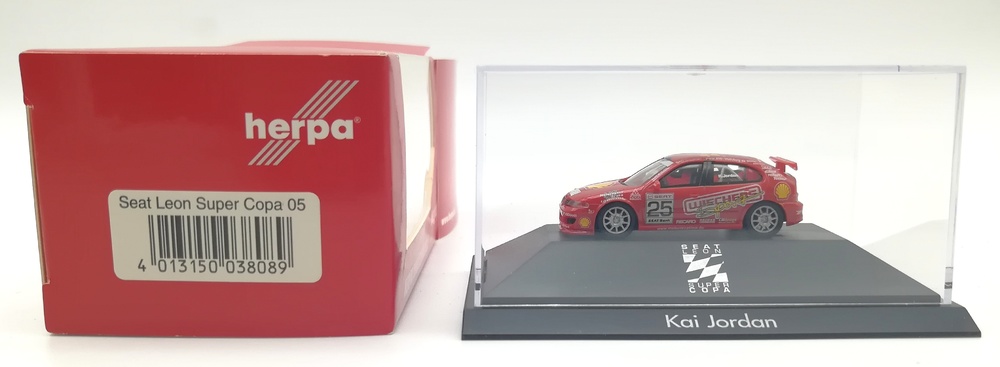 Seat Leon Supercopa nº 25 Kai Jordan (2005) Herpa 38089 1/87 