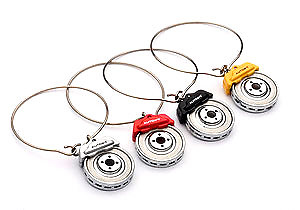 Set 4 Aros para Copas de Vino con discos de Freno Autoart 40332 