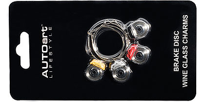 Set 4 Aros para Copas de Vino con discos de Freno Autoart 40332 
