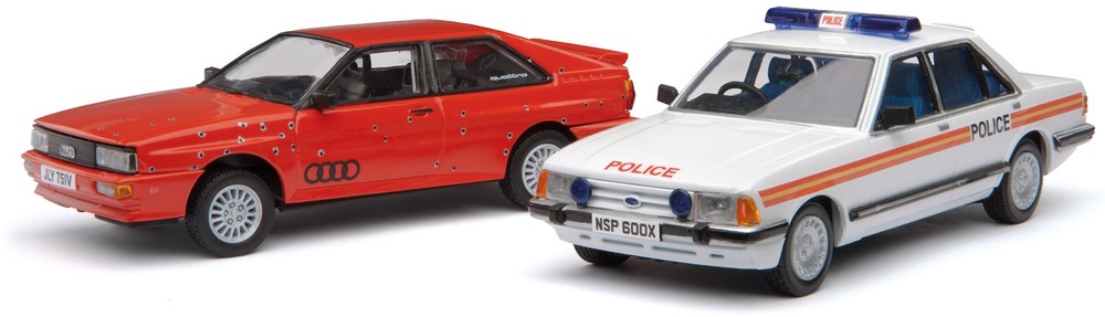 Set Ford Granada y Audi Quattro (1981) Corgi CC02799 1/43 