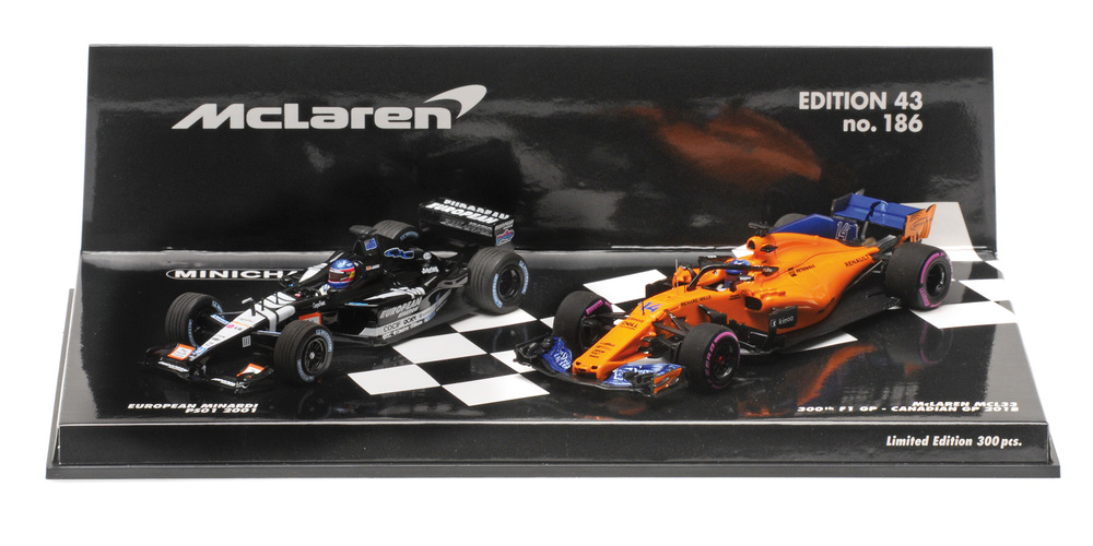 Set Formula uno de Minardi PS01 (2001) y McLaren MCL33 