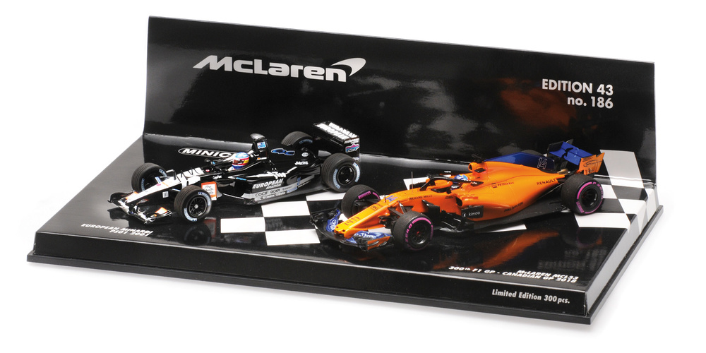 Set de Minardi PS01 (2001) y McLaren MCL33 