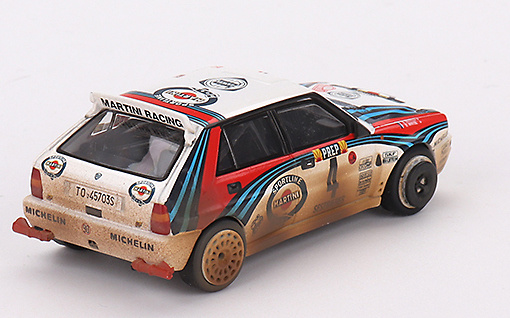 Set de 4 Lancias Delta HF Integrale Evoluzione Martini Racing Rally Monte Carlo (1992) TSM 1/64 