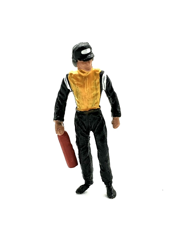 Set de 7 mecánicos de F1 Micro World MW001 1/43 