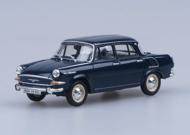 Skoda 1000MB (1964) Abrex 1/43 Azul Oscuro 