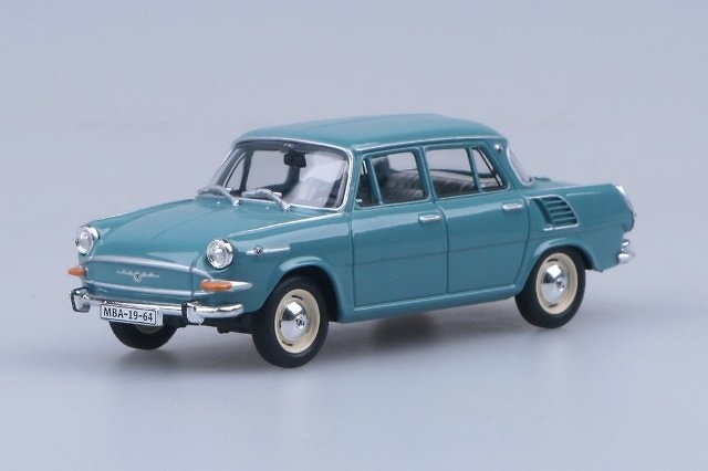 Skoda 1000MB (1964) Abrex 1/43 Azul Turquesa 