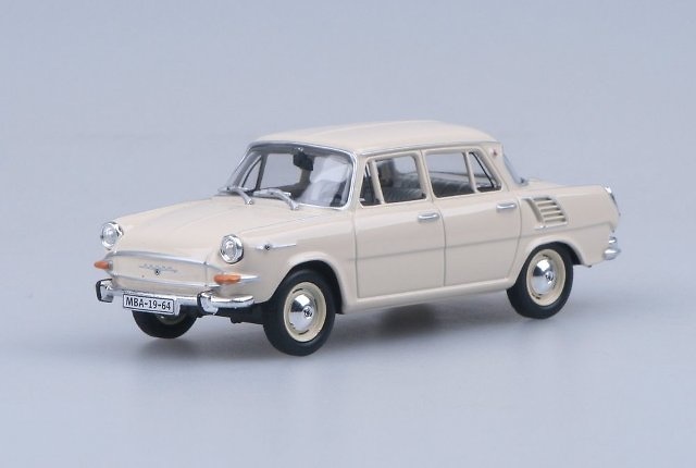 Skoda 1000MB (1964) Abrex 1/43 Blanco 