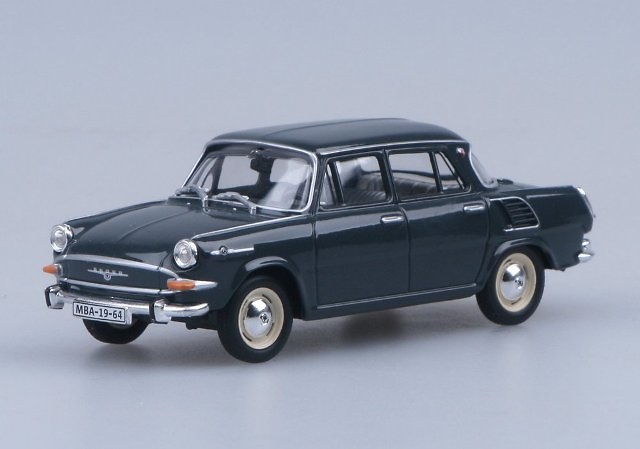 Skoda 1000MB (1964) Abrex 1/43 Gris Oscuro 