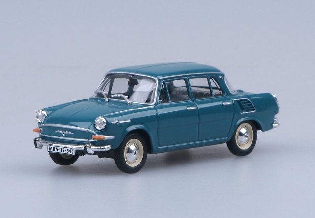 Skoda 1000MB (1964) Abrex 1/43 Verde - Azul 