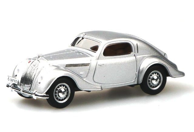 Skoda Popular Sport Monte Carlo (1935) Abrex 1/43 Plata 