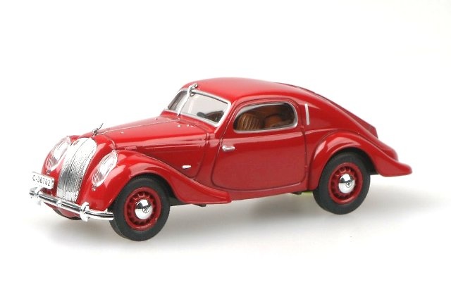 Skoda Popular Sport Monte Carlo (1935) Abrex 1/43 Rojo 