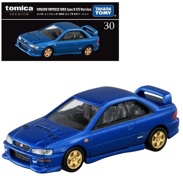 Subaru Impreza WRX Type R STI (2004) Tomica Premium (30) 1/64 